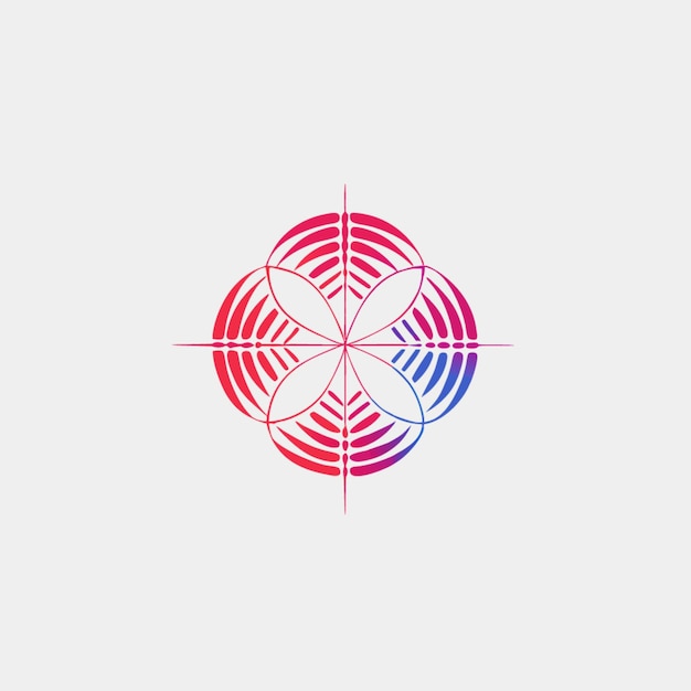Diseño geométrico abstracto del mandala