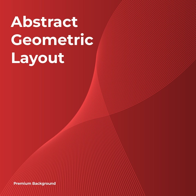 Diseño geométrico abstracto para uso comercial