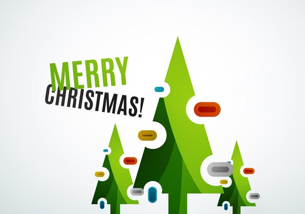 diseño geométrico del árbol de navidad