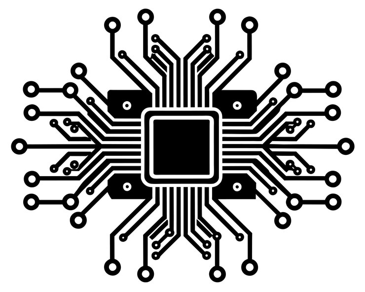 Vector un diseño geométrico en blanco y negro con un cuadrado que dice " x "