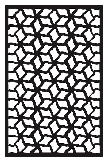 un diseño geométrico en blanco y negro con formas geométricas
