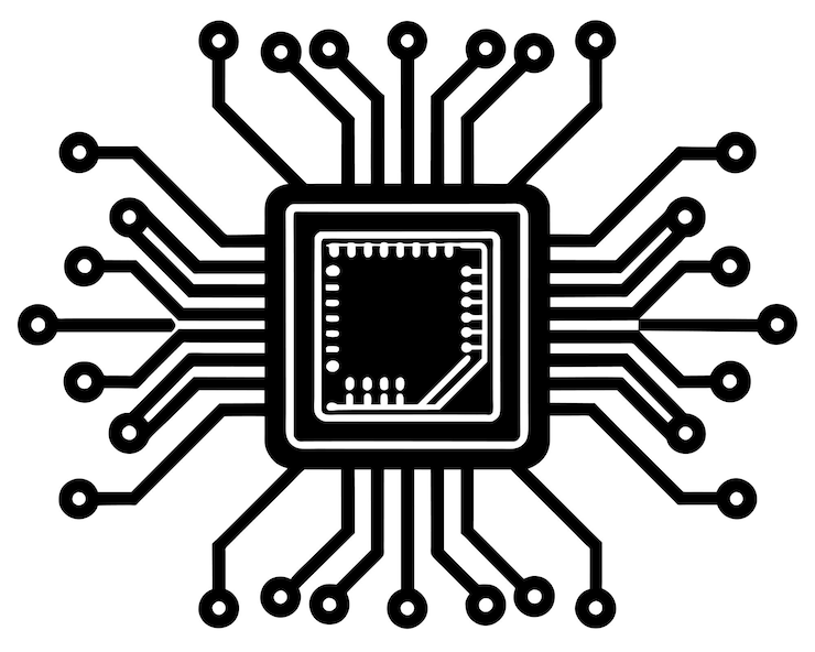Vector un diseño geométrico en blanco y negro con los números 4 y 3
