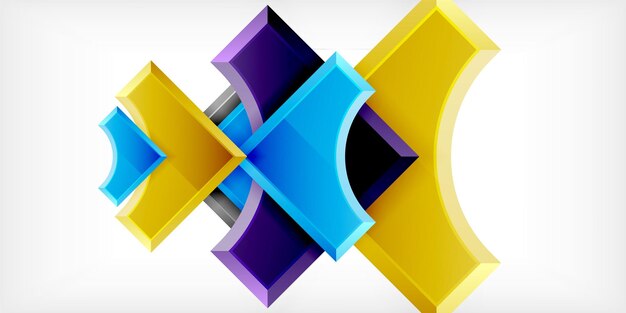 Diseño geométrico círculos y triángulos de fondo abstractos