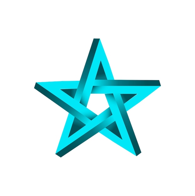 Diseño geométrico de estrellas brillantes