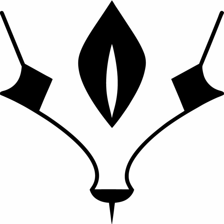 Vector diseño geométrico floral abstracto