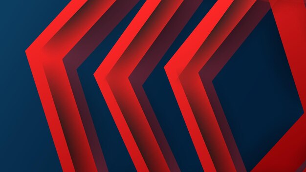Diseño geométrico de fondo con color rojo y negro