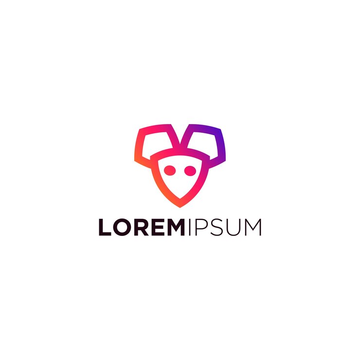 Vector diseño geométrico del logotipo