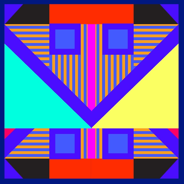 Diseño geométrico de moda de las tarjetas de felicitación de los elementos de Memphis. Textura, patrón y elementos de estilo retro. Plantilla de cartel y cubierta de diseño abstracto moderno