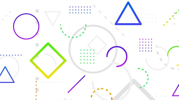 Diseño geométrico moderno con fondo minimalista