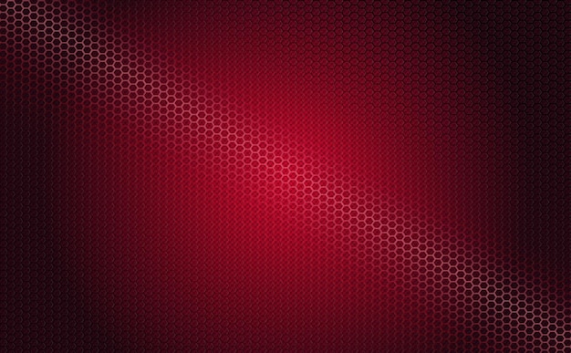 Diseño geométrico rosa oscuro con marco de malla ondulada