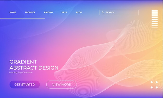 Diseño de gradiente vectorial suave y suave con fondo borroso