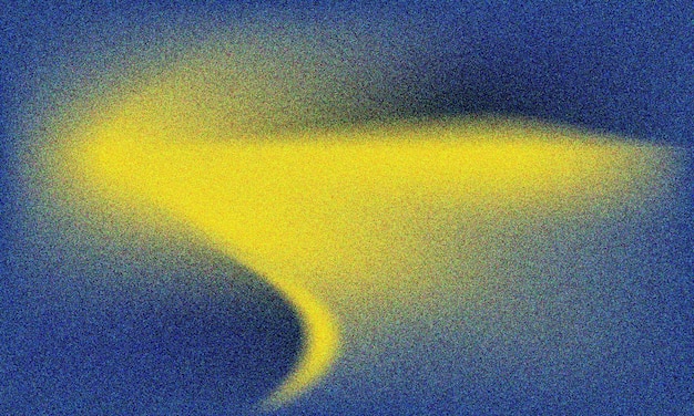 Diseño de gradiente vibrante azul amarillo fondo de textura granulada Ilustración vectorial