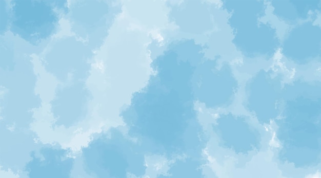 Diseño de gradientes azules claros con acuarela de fondo abstracto
