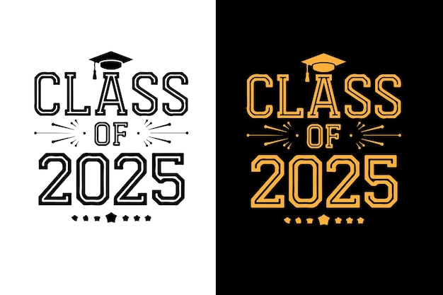 Diseño de graduación de la clase de 2025