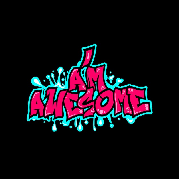 Diseño de graffiti Arte Ilustración