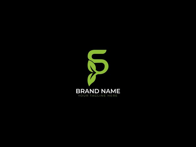 Diseño gráfico de arte vectorial creativo del logotipo de la hoja
