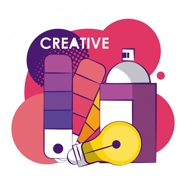Vector diseño gráfico creativo