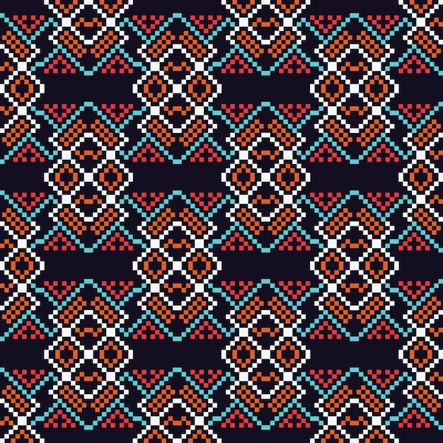 Diseño gráfico étnico decoración abstracta de patrones sin fisuras