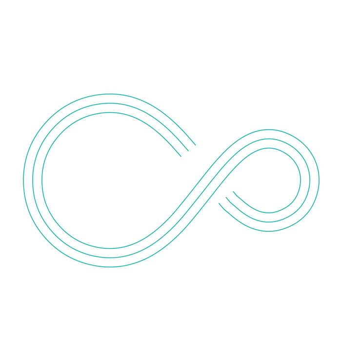 Vector diseño gráfico infinito