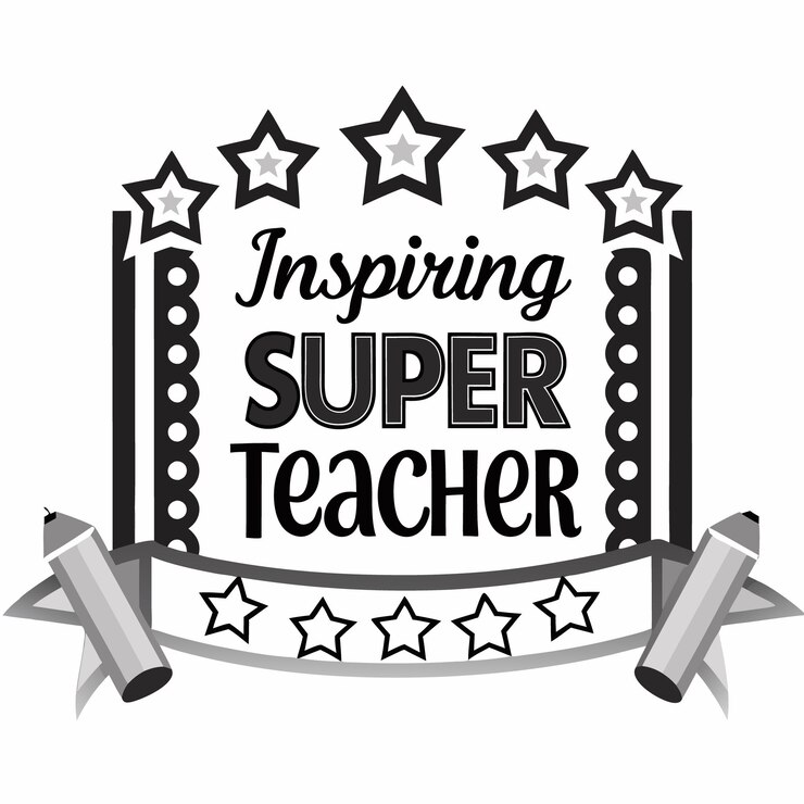 Vector diseño gráfico inspirador de super maestros para su apreciación