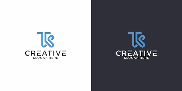 El diseño gráfico del logotipo de las iniciales TK para otros usos es perfecto