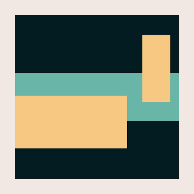 Diseño gráfico minimalista cuadrado símbolo de forma rectangular icono geométrico plantilla de fondo
