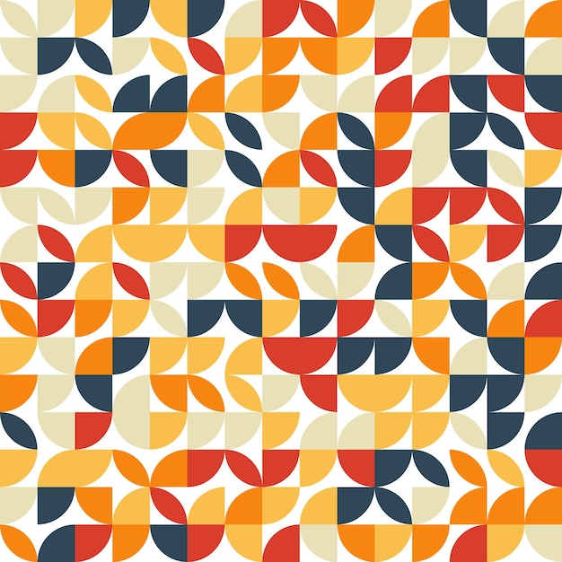 Diseño gráfico minimalista patrones elegantes de Bauhaus para el arte de carteles inspirados en el vintage