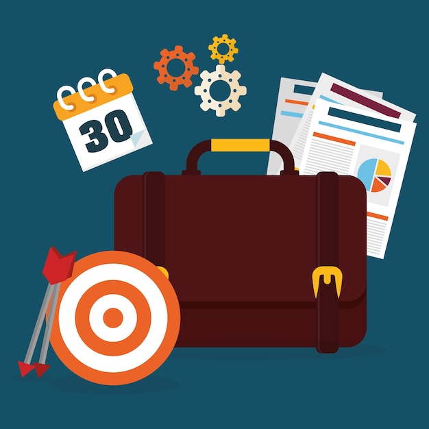 Diseño gráfico de proyectos de gestión empresarial