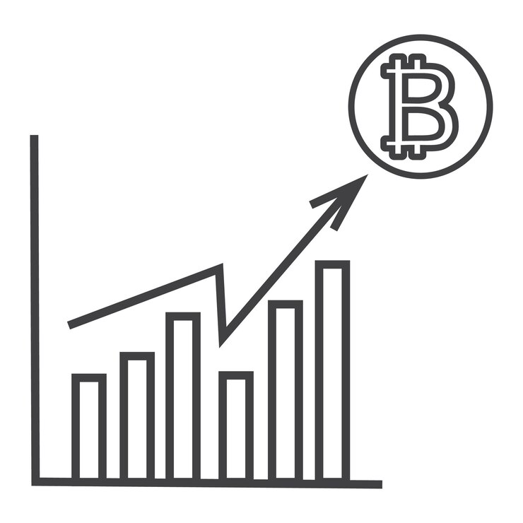 Vector diseño gráfico de vector de tendencia de gráfico de velas de comercio de inversión bursátil