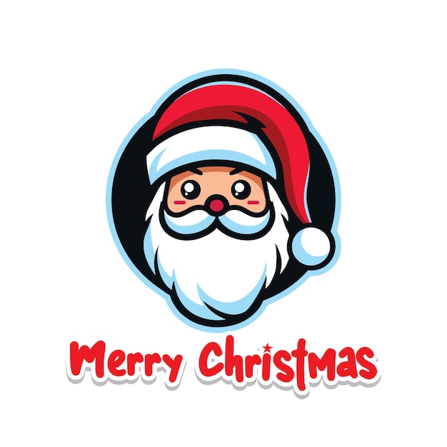 diseño gráfico vectorial de Santa Claus en el día de Navidad