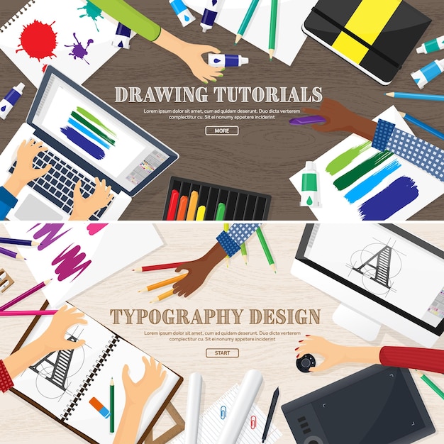 Diseño gráfico web dibujo y pintura desarrollo ilustración boceto interfaz de usuario independiente