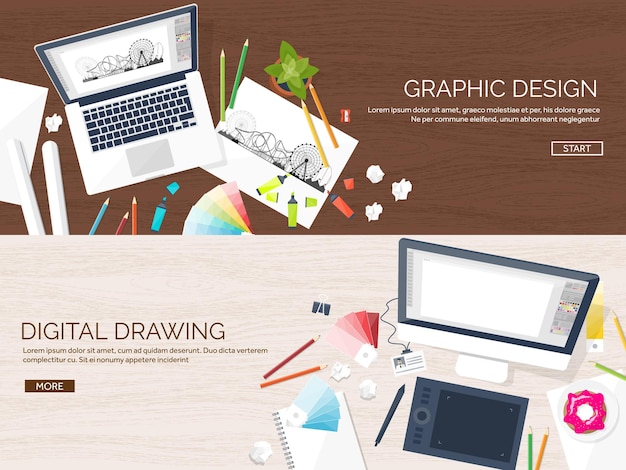 Diseño gráfico web dibujo y pintura desarrollo ilustración boceto y usuario independiente