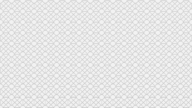 Diseño de gráficos de fondo de vector geométrico de patrón de elementos blancos Vector Premium