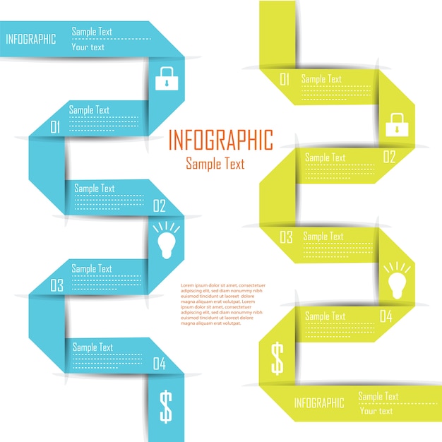 Vector diseño de gráficos de información mínima