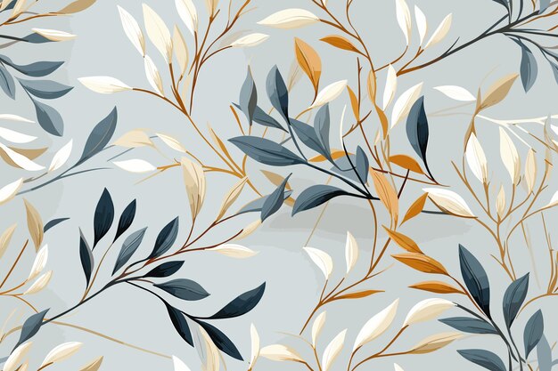 Vector diseño de gráficos vectoriales de estilo escandinavo floral funky textura transparente vector decorativo