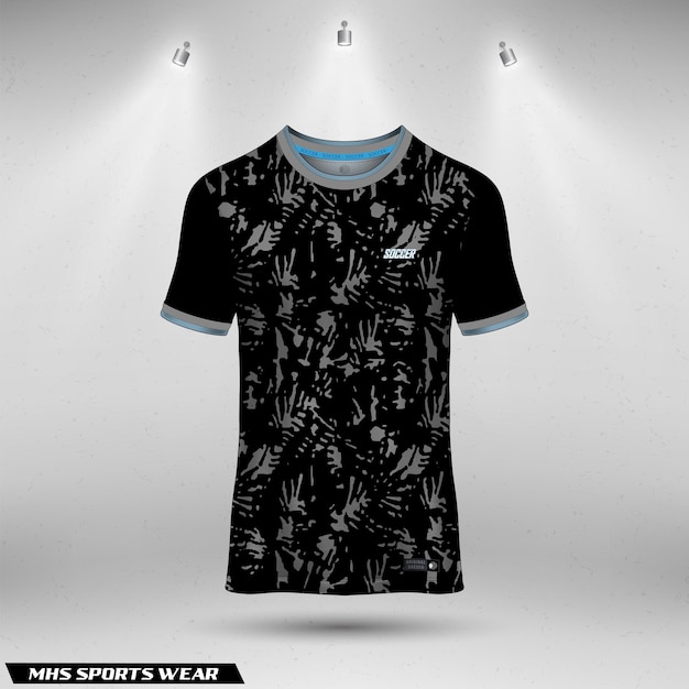 Diseño gratuito de camisetas deportivas de fútbol vectorial