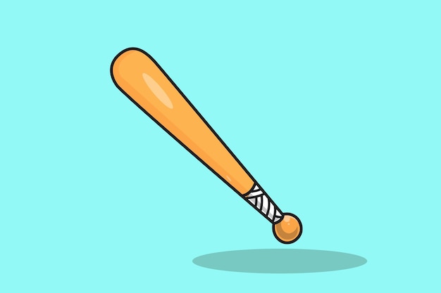 Diseño gratuito de iconos de palos de béisbol vectoriales