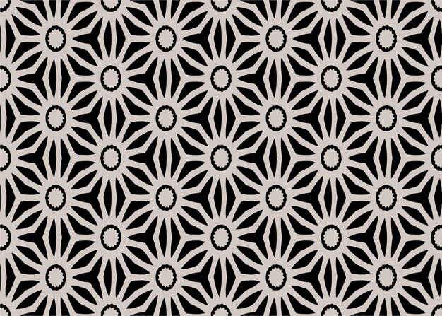 un diseño en gris y negro con un patrón floral