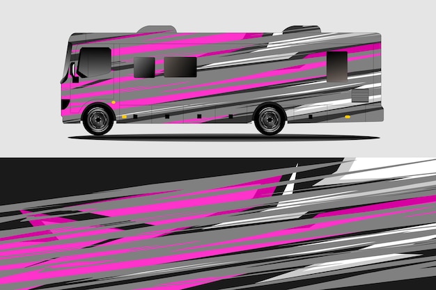 Diseño grunge abstracto para automóviles deportivos, envoltura, librea, etiqueta de automóviles, marca y otros vehículos