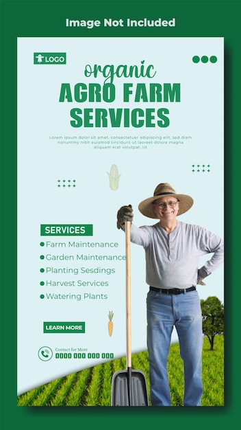 Diseño de historias de refuerzo de la agricultura