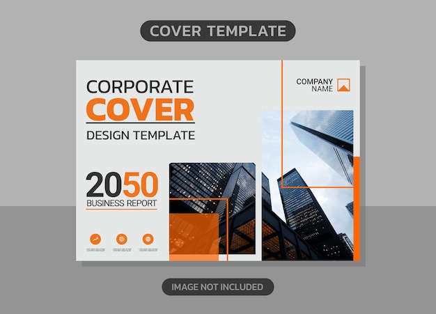Diseño horizontal de la portada del libro corporativo