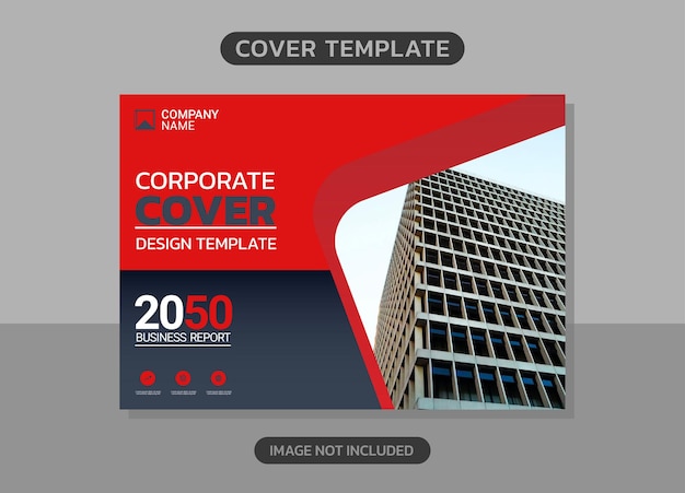 Diseño horizontal de la portada del libro corporativo