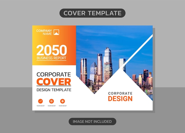 Diseño horizontal de la portada del libro corporativo