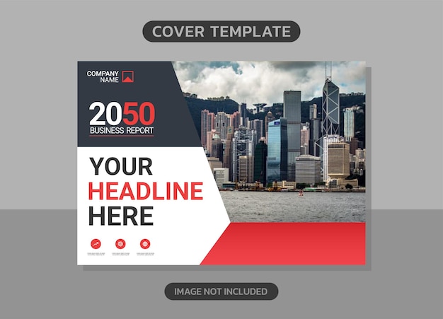 Diseño horizontal de la portada del libro corporativo