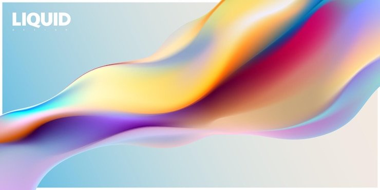 Vector diseño de humo de gradiente colorido diseño de arte vectorial resumen