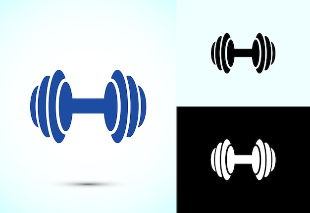 Diseño de icona de manivela para levantamiento de pesas en gimnasio