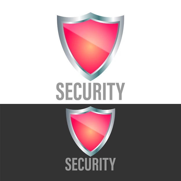 Diseño del icono de bloqueo de seguridad del logotipo