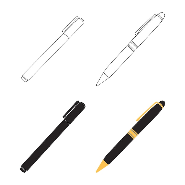 Diseño del icono del bolígrafo