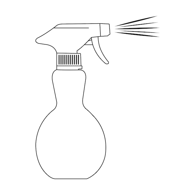 Diseño del icono de la botella de pulverización