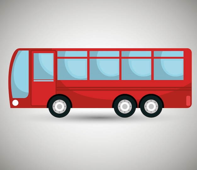 diseño de icono de bus